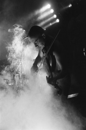 Violinist of the band 