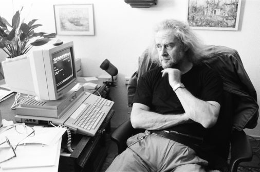Ulrich Plenzdorf, writer, around 1990, Berlin, Prenzlauer Berg, Berlin, Germany, Europe