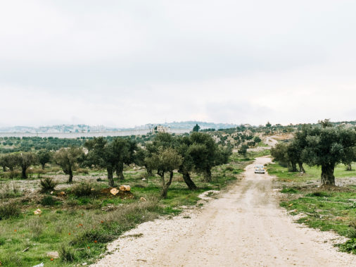 View to Bethlehem about the Israeli Barrier, 2019, Bethlehem, Israel, Asia