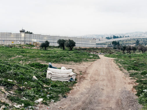 View to Bethlehem about the Israeli Barrier, 2019, Bethlehem, Israel, Asia
