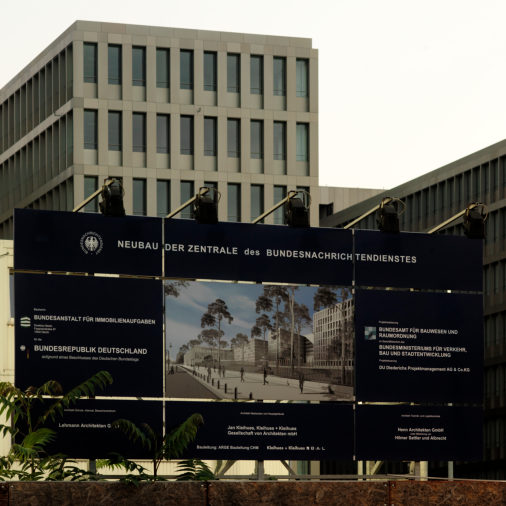 The new headquarters of the Federal Intelligence Service in Berlin in June 2014th