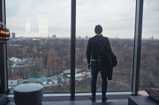 View from Bikinihaus Berlin Zoologischer Garten, Monkey Bar, Berlin Charlottenburg, December, 2014